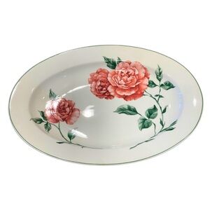 Like New RARE 14” Pink Rhapsody by Retroneu Serving Platter